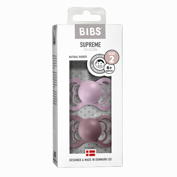 Bibs - 2-pak supreme sut - Dusty lilac/heather